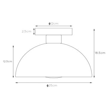 Lucide 45196/01/35 - Laevalgusti SIEMON 1xE27/40W/230V sinine