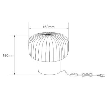 Lucide 78595/01/02 - Laualamp JANY 1xE14/25W/230V kuldne