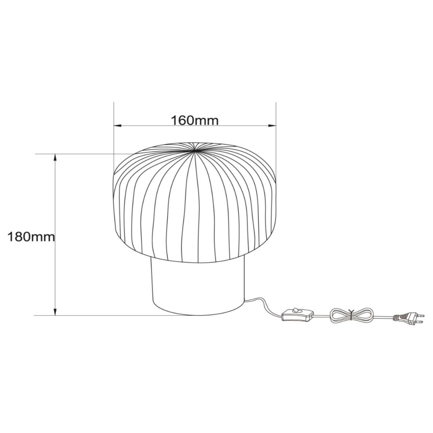 Lucide 78595/01/30 - Laualamp JANY 1xE14/25W/230V must