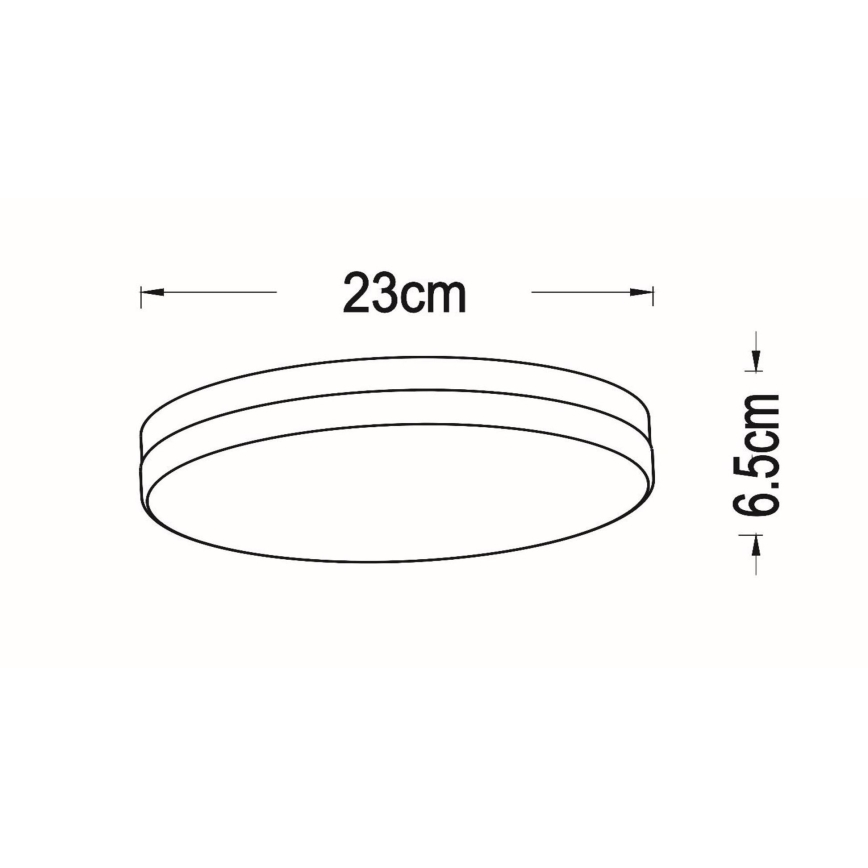 Lucide 79111/24/30 - LED Laevalgusti vannituppa anduriga BISKIT LED/12W/230V d. 23 cm IP44 must