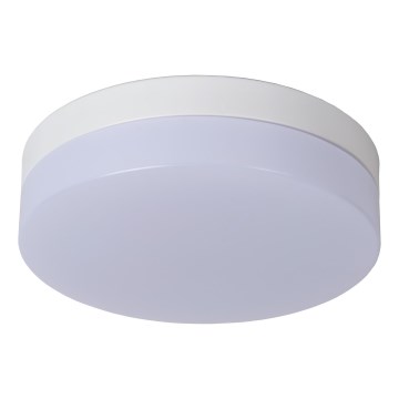 Lucide 79111/24/31 - LED Laevalgusti vannituppa anduriga BISKIT LED/12W/230V d. 23 cm IP44 valge