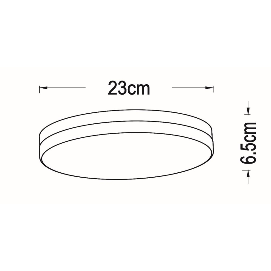 Lucide 79111/24/31 - LED Laevalgusti vannituppa anduriga BISKIT LED/12W/230V d. 23 cm IP44 valge