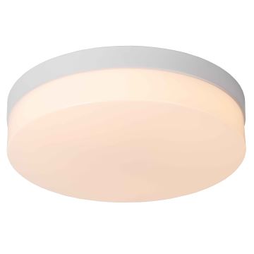 Lucide 79111/30/31 - LED Laevalgusti vannituppa anduriga BISKIT LED/18W/230V d. 28 cm IP44 valge