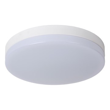 Lucide 79111/36/31 - LED Laevalgusti vannituppa anduriga BISKIT LED/24W/230V d. 34,5 cm IP44 valge