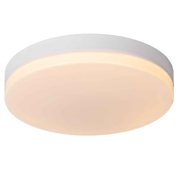 Lucide 79111/36/31 - LED Laevalgusti vannituppa anduriga BISKIT LED/24W/230V d. 34,5 cm IP44 valge