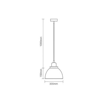 Lühter 1xE27/60W/230V d. 30 cm