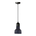 Lühter TERRAZZO 1xE27/60W/230V d. 12 cm must