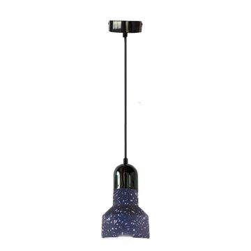 Lühter TERRAZZO 1xE27/60W/230V d. 12 cm must