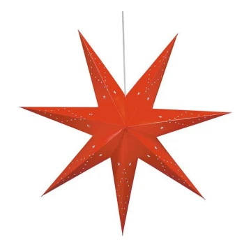 Markslöjd 8101,130 - Jõulukaunistus SATURNUS 1xE14/25W/230V d. 75 cm punane