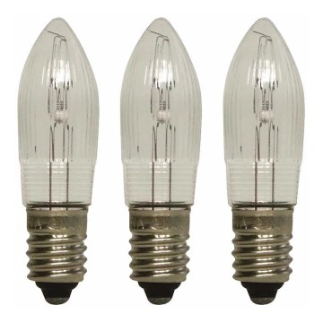 Markslöjd 8264 - KOMPLEKT 3x Jõuluteemaline pirn TOPPLAMPA E10/3W/55V