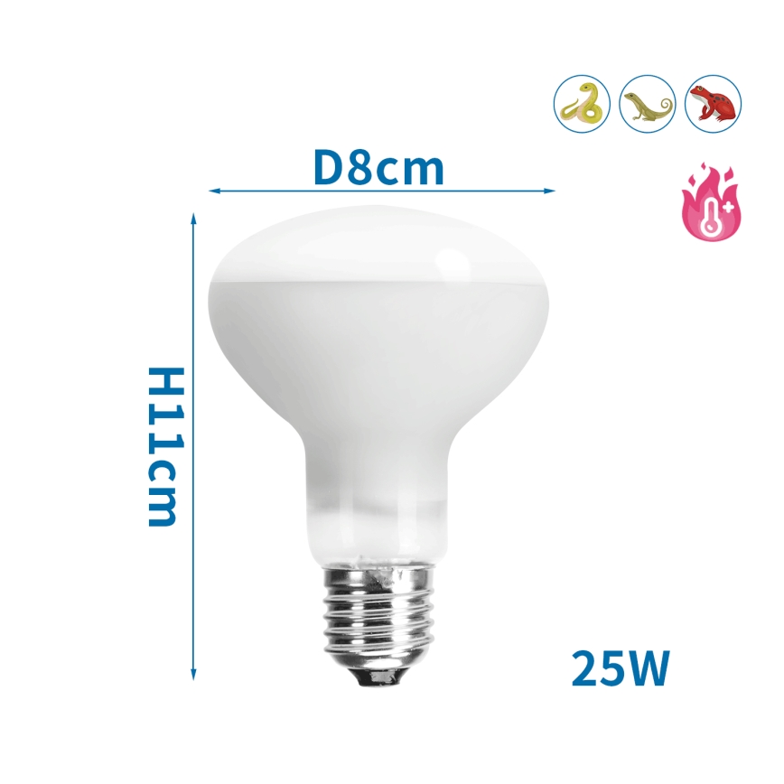 Nobleza - UVA Pirn terraariumitele E27/25W/230V IP54