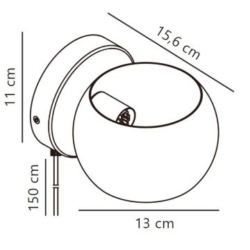 Nordlux - Kohtvalgusti seinale BELIR 1xG9/5W/230V roheline