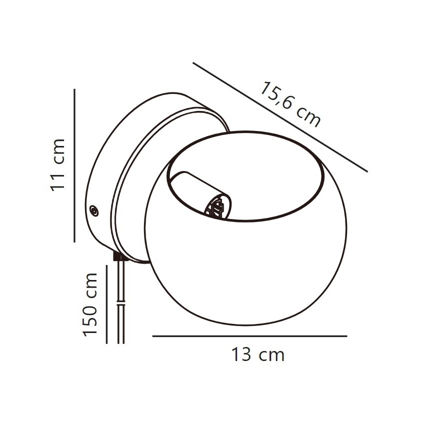 Nordlux - Kohtvalgusti seinale BELIR 1xG9/5W/230V roheline