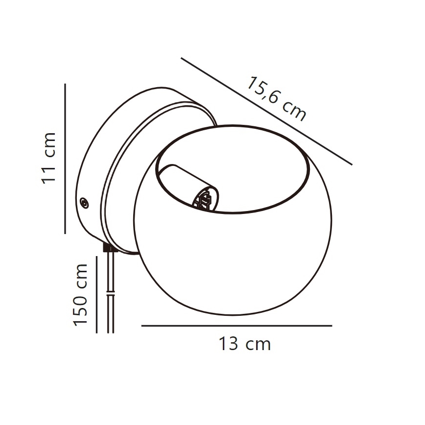 Nordlux - Kohtvalgusti seinale BELIR 1xG9/5W/230V valge