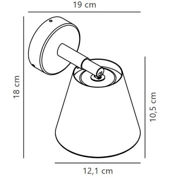 Nordlux - Kohtvalgusti vannituppa IP 1xGU10/8W/230V IP44