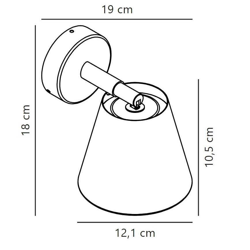 Nordlux - Kohtvalgusti vannituppa IP 1xGU10/8W/230V IP44