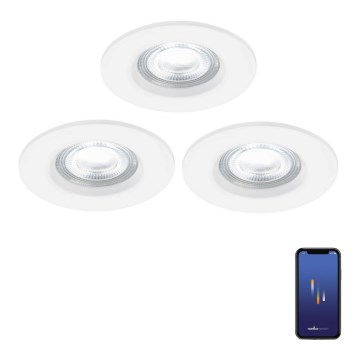 Nordlux - KOMPLEKT 3x LED RGB Hämardatav süvistatav valgusti vannituppa DON SMART LED/4,7W/230V 2200-6500K IP65