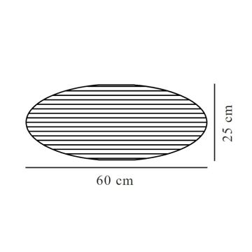 Nordlux - Lambivari VILLO E27 d. 60 cm pruun