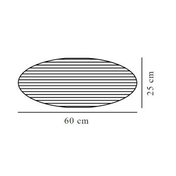 Nordlux - Lambivari VILLO E27 d. 60 cm valge