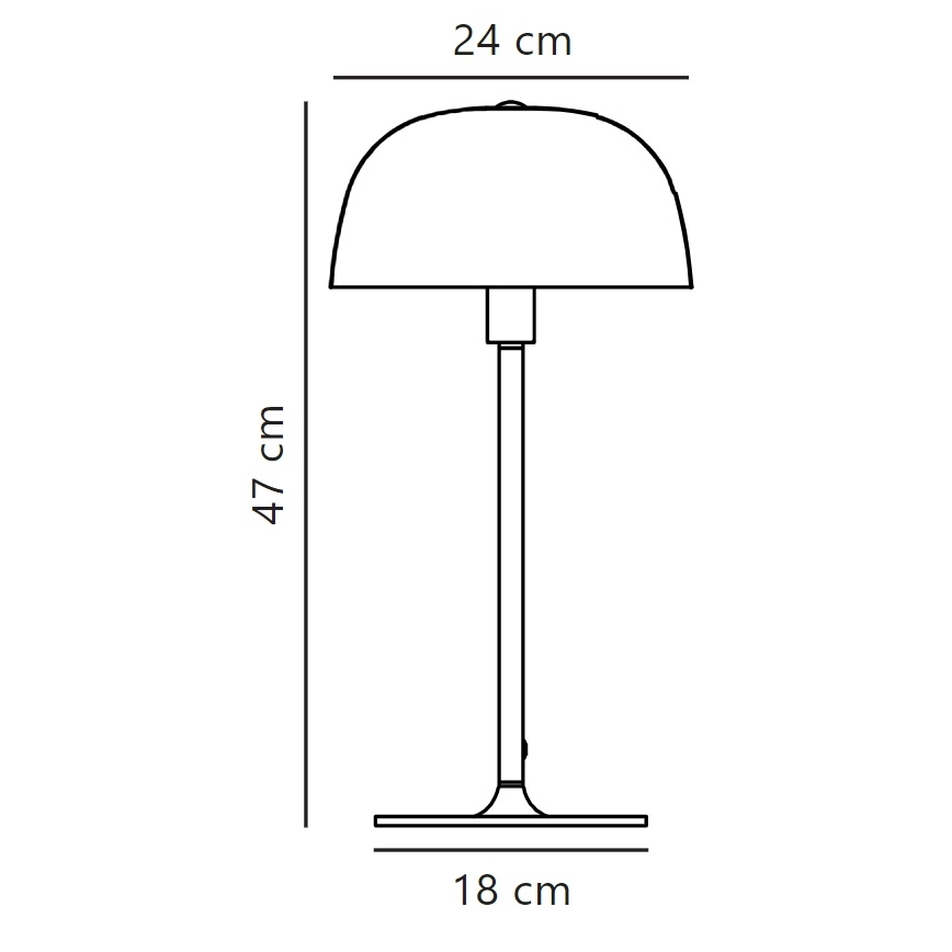 Nordlux - Laualamp CERA 1xE14/40W/230V kuldne