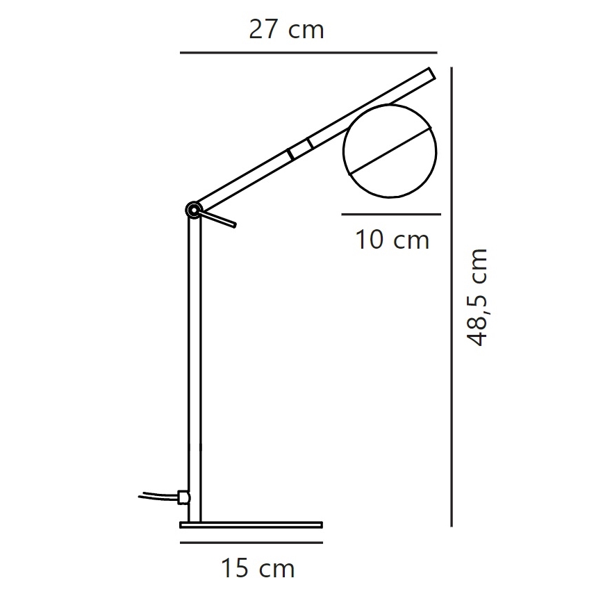 Nordlux - Laualamp CONTINA 1xG9/5W/230V messing