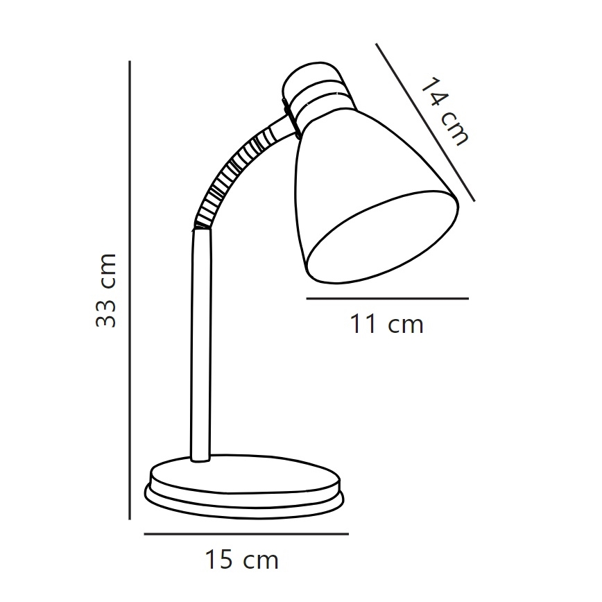 Nordlux - Laualamp CYCLONE 1xE14/15W/230V must