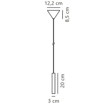 Nordlux - LED Hämardatav lühter OMARI LED/4,4W/230V valge