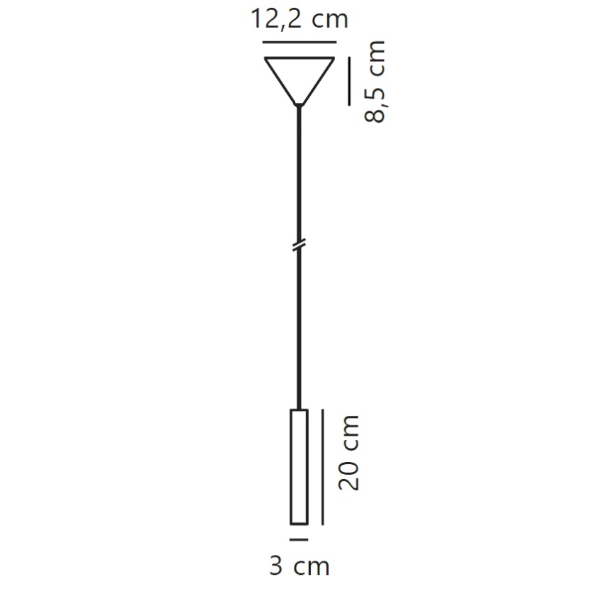 Nordlux - LED Hämardatav lühter OMARI LED/4,4W/230V valge