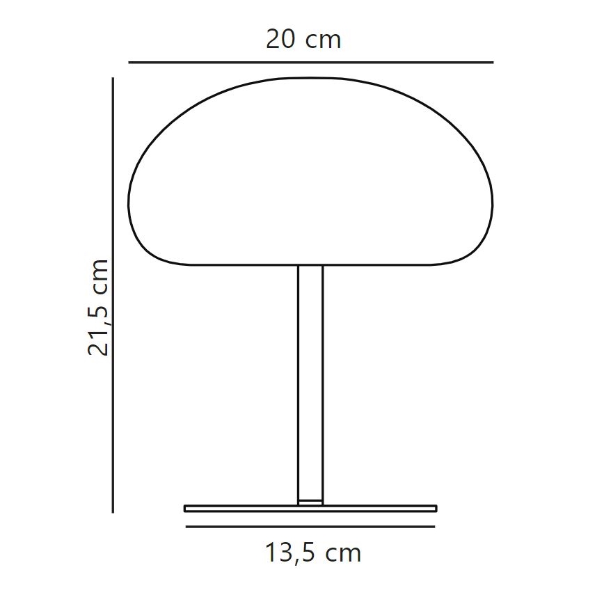 Nordlux - LED Hämardatav väli laualamp SPONGE LED/4,8W/3,7V IP65