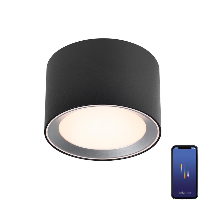 Nordlux - LED Hämardatav vannituba Kohtvalgusti LANDON SMART LED/8W/230V 2700-6500K IP44 must