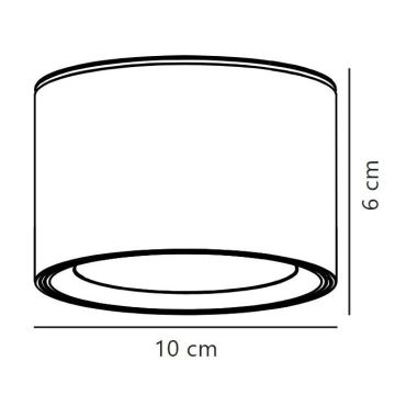 Nordlux - LED Kohtvalgusti FALLON LED/5,5W/230V must