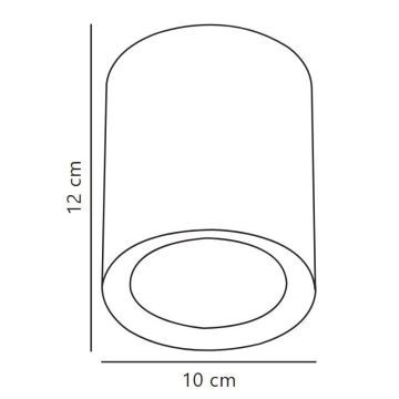 Nordlux - LED Kohtvalgusti FALLON LONG LED/5,5W/230V must