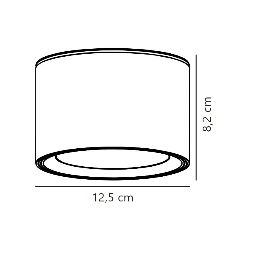 Nordlux - LED Kohtvalgusti vannituppa LANDON LED/6,5W/230V IP44 must