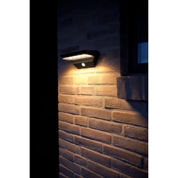 Nordlux - LED Päikesepaneeliga seinavalgusti koos anduriga AGENA LED/5W/3,7V IP44