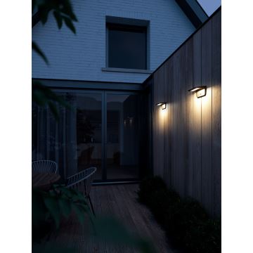 Nordlux - LED Päikesepaneeliga seinavalgusti koos anduriga AGENA LED/5W/3,7V IP44