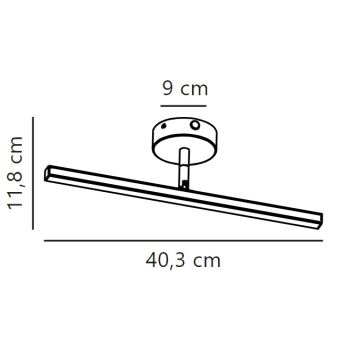 Nordlux - LED Peeglivalgustus vannituppa IP LED/6,2W/230V IP44 40 cm matt kroom