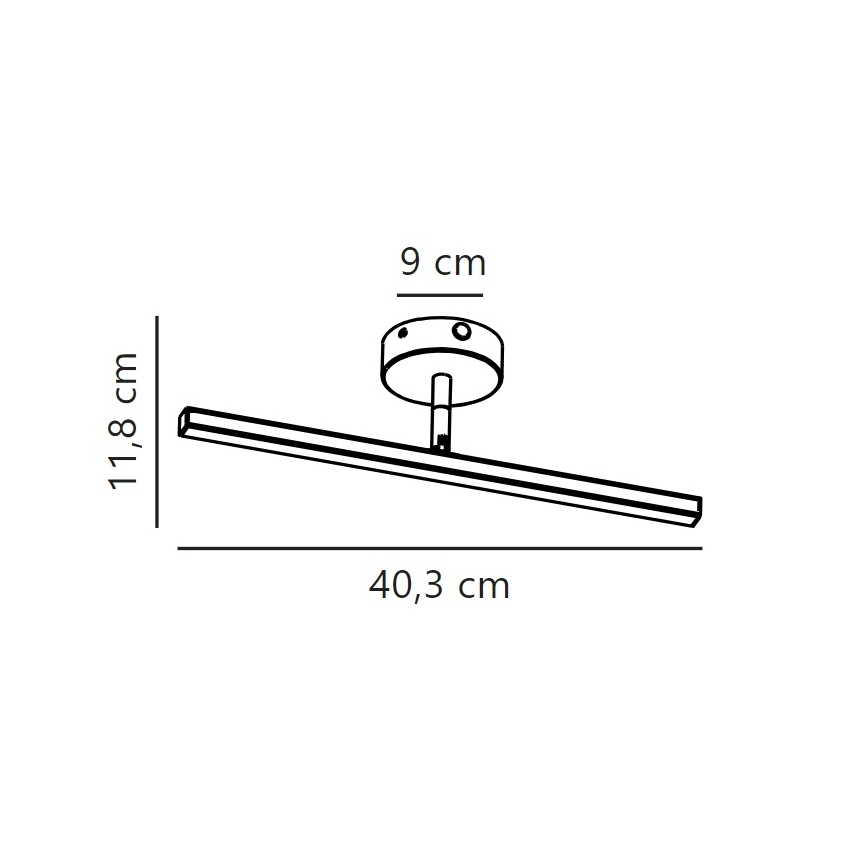 Nordlux - LED Peeglivalgustus vannituppa IP LED/6,2W/230V IP44 40 cm matt kroom