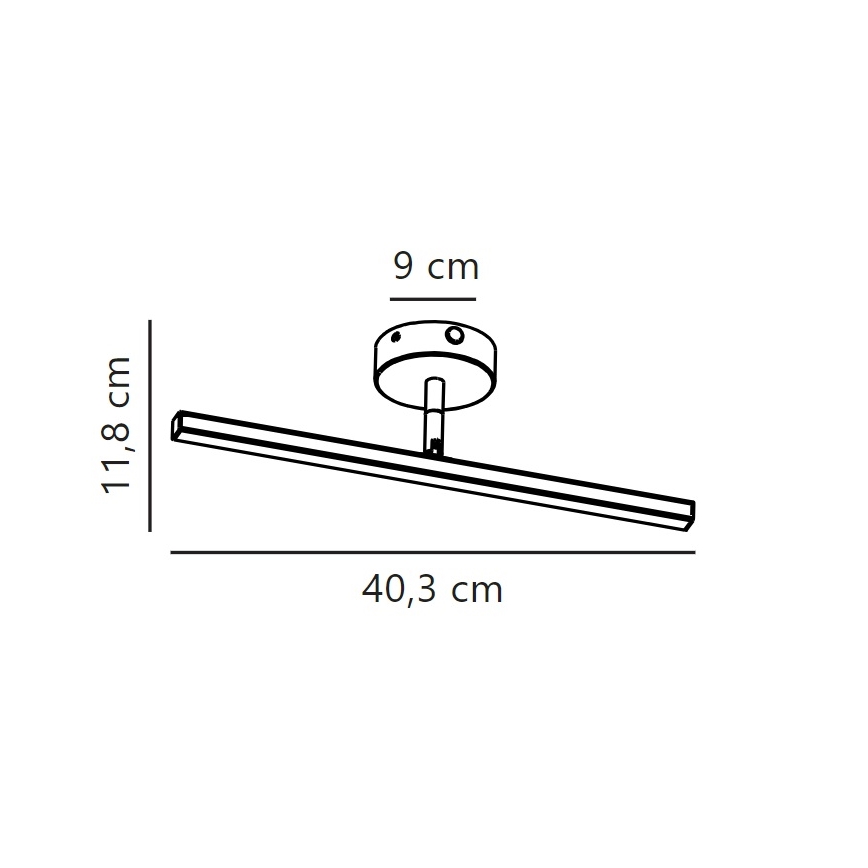 Nordlux - LED Peeglivalgustus vannituppa IP LED/6,2W/230V IP44 40 cm valge