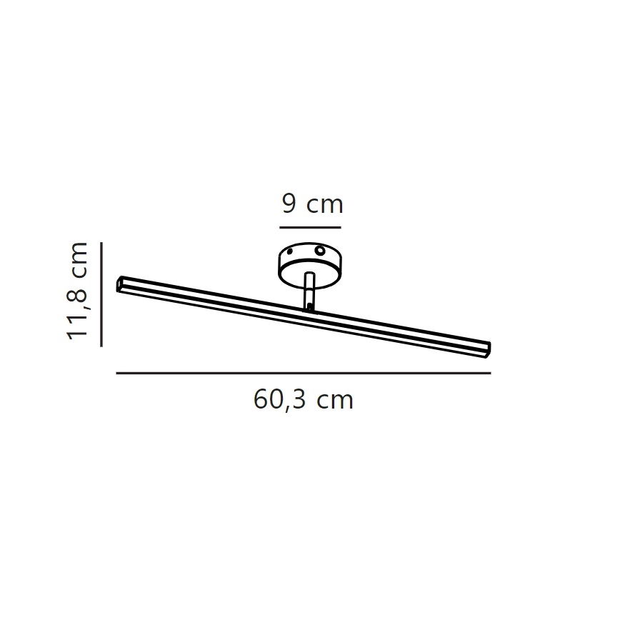 Nordlux - LED Peeglivalgustus vannituppa IP LED/7,2W/230V IP44 60 cm valge