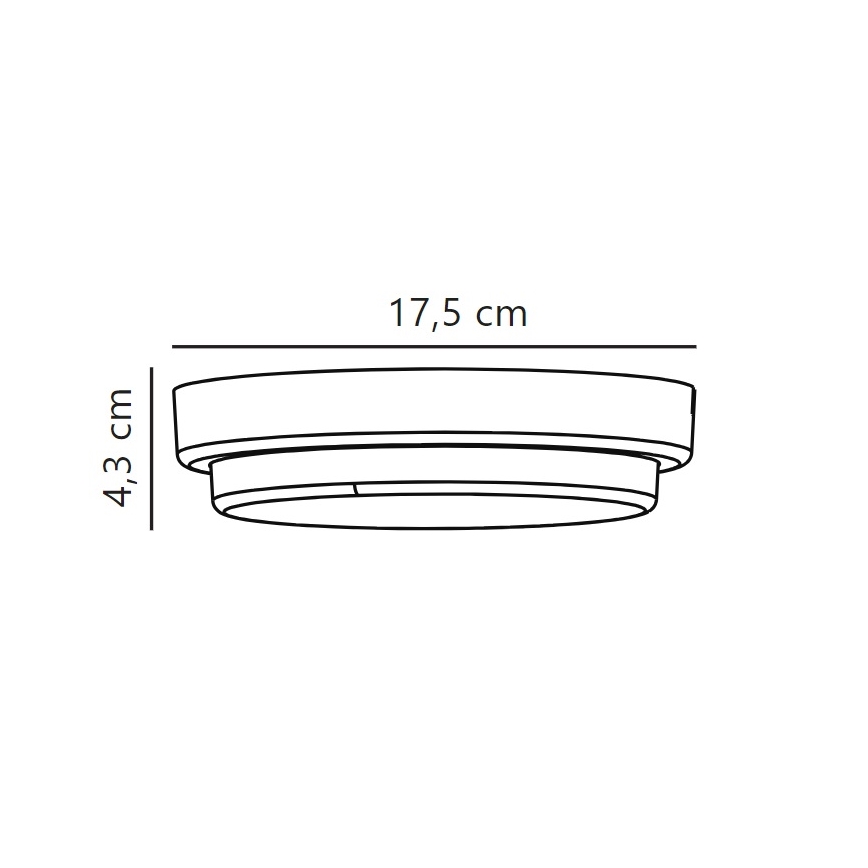 Nordlux - LED Väli seinavalgusti CUBA LED/6,5W/230V IP54 d. 17,5 cm must