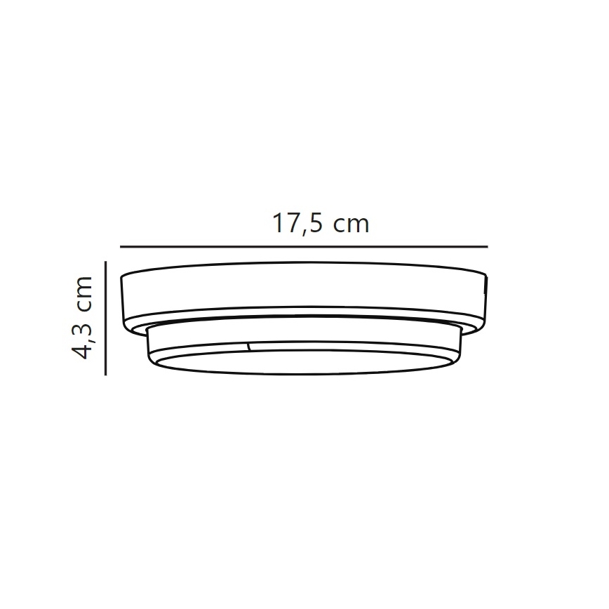 Nordlux - LED Väli seinavalgusti CUBA LED/6,5W/230V IP54 d. 17,5 cm valge