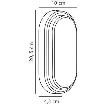 Nordlux - LED Väli seinavalgusti CUBA LED/6,5W/230V IP54 must