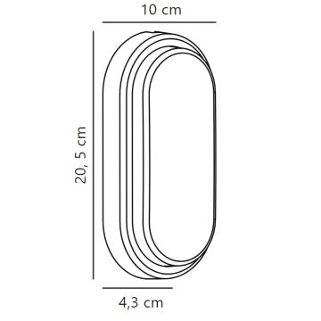 Nordlux - LED Väli seinavalgusti CUBA LED/6,5W/230V IP54 valge