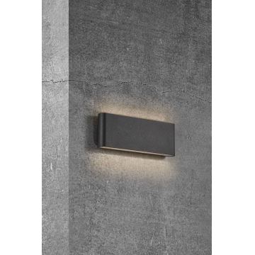 Nordlux - LED Väli seinavalgusti KINVER LED/10W/230V IP54 must