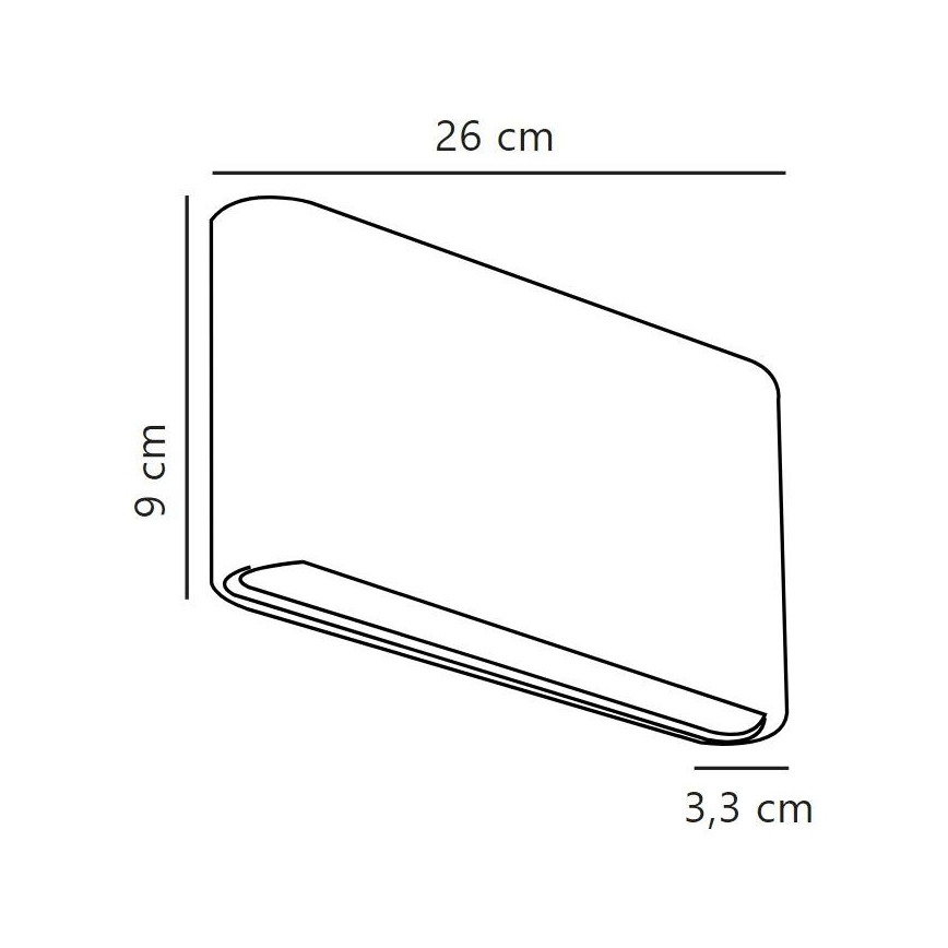 Nordlux - LED Väli seinavalgusti KINVER LED/10W/230V IP54 must