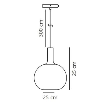 Nordlux - Lühter ALTON 1xE27/60W/230V must