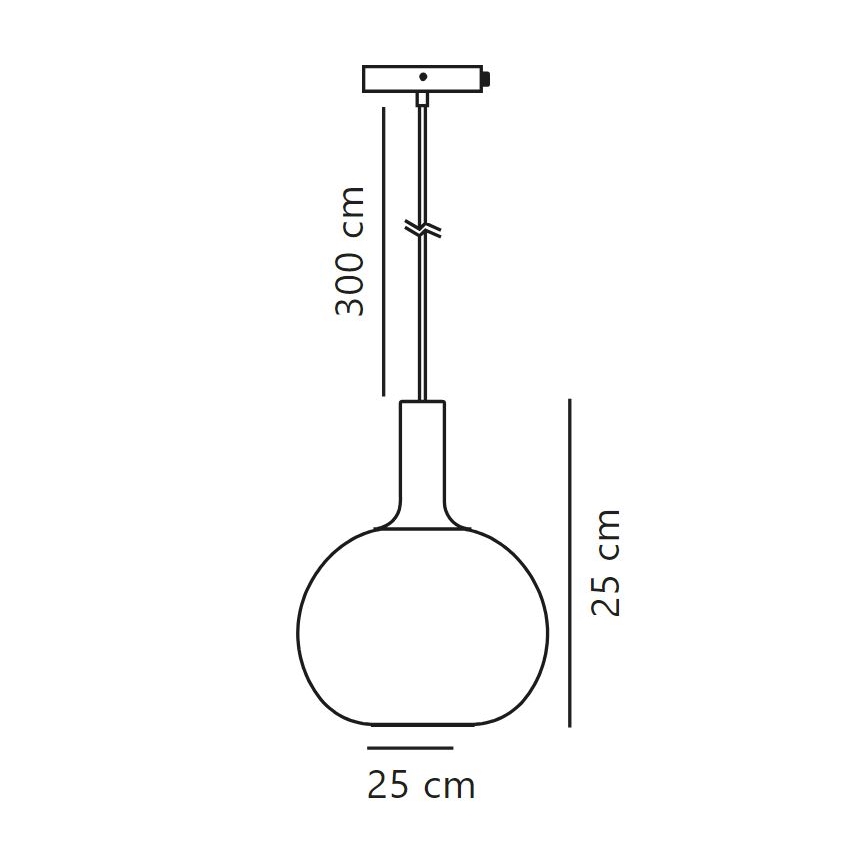 Nordlux - Lühter ALTON 1xE27/60W/230V must