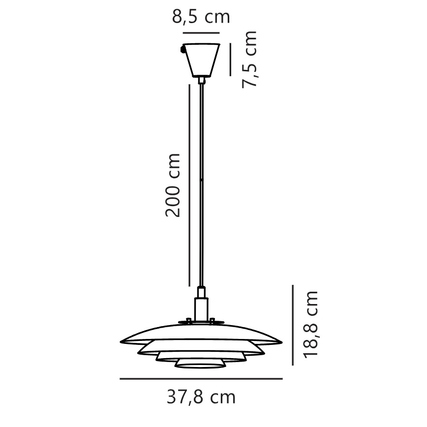 Nordlux - Lühter BRETAGNE 1xG9/25W/230V antratsiit