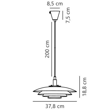 Nordlux - Lühter BRETAGNE 1xG9/25W/230V valge