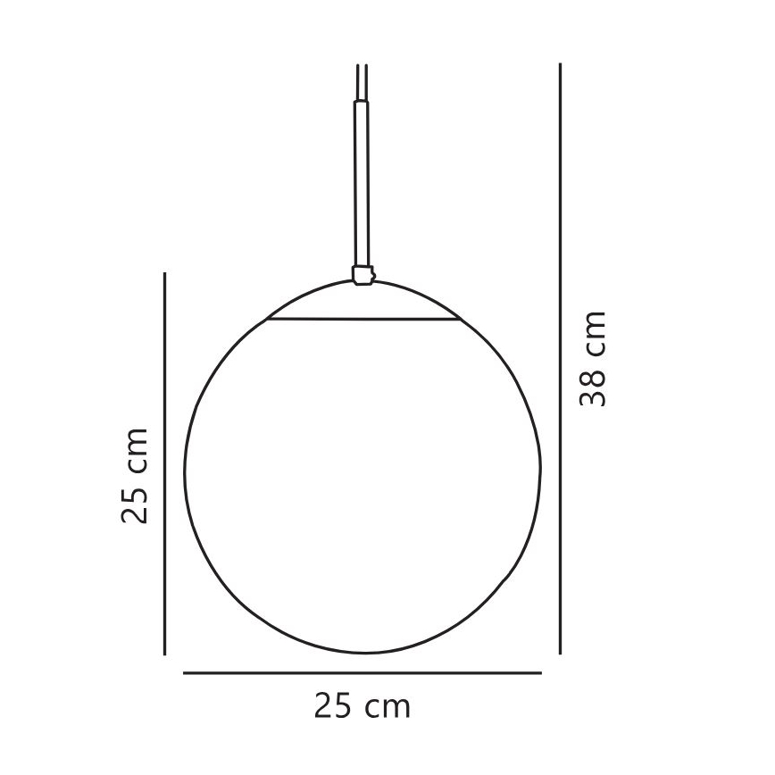 Nordlux - Lühter CAFE 1xE27/25W/230V d. 25 cm